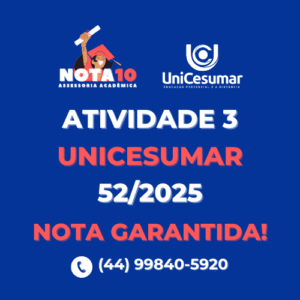 Atividade 3 – IFPC – Perícia Matemática Financeira – 52/2025