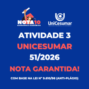 Atividade 3 – Medidas e Avaliação em Educação Física – 51/2026